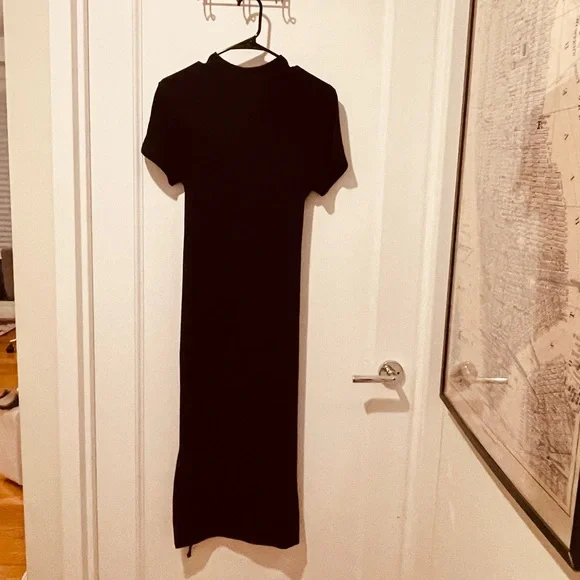 topshop black maxi dress The Minerva ~ insane 70s Topshop black maxi dress
